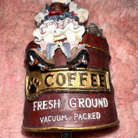 Caffeinata Speedy P. Faeriebean Boyds Coffee Fairy Music Box Flash Dance #271051 - Picture 4 of 5